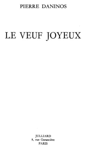 Le veuf joyeux