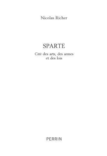 Sparte: Cité des arts, des armes et des lois