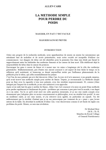 La méthode simple pour perdre du poids