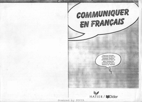 Communiquer en français : Actes de parole et pratiques de conversation