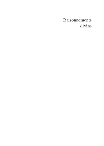 Raisonnements divins quelques demonstrations mathematiques particulierement elegantes