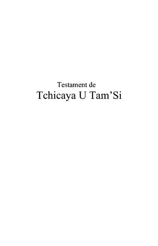 Testament de Tchicaya U Tam'Si