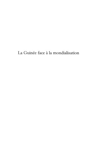 La Guinée face à la mondialisation