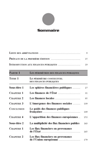 Finances publiques