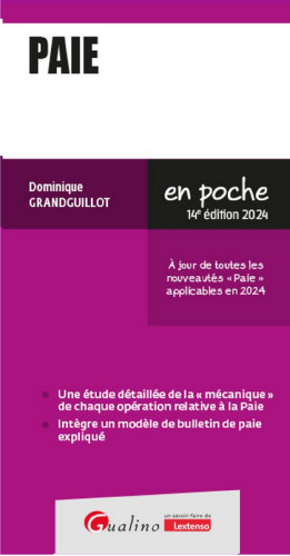 Paie: A jour de toutes les nouveautés "Paie" applicables en 2024 (2024)