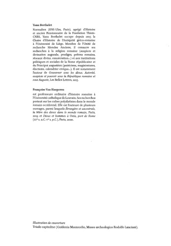 Dieux de Rome et du monde romain en réseaux