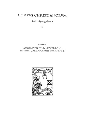 Apocrypha Hiberniae I, 1: Evangelia infantiae