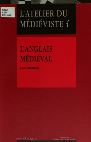 L'Atelier du Médiéviste 3: l'Allemand du Moyen Age