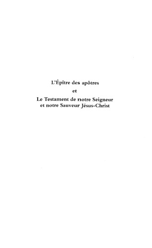 EPITRE DES APOTRES (French Edition)