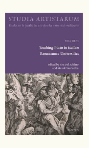 Teaching Plato in Italian Renaissance Universities