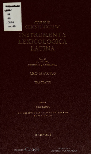 Tractatus (CCSL 138-138A)