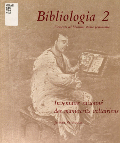 Inventaire raisonné des manuscrits voltairiens de la Bibliothèque Royale Albert I French
