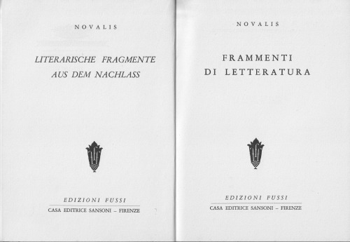 Frammenti di letteratura