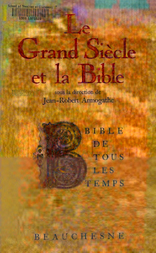 Le Grand Siècle et la Bible