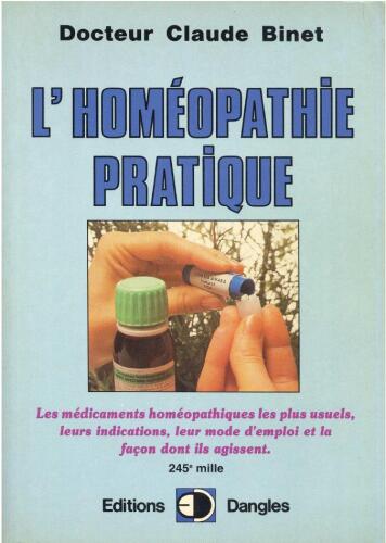 L'homéopathie pratique