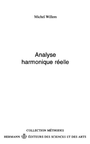 Analyse harmonique reelle