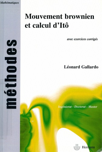 Mouvement brownien et calcul d'Itô : Cours et exercices corrigés