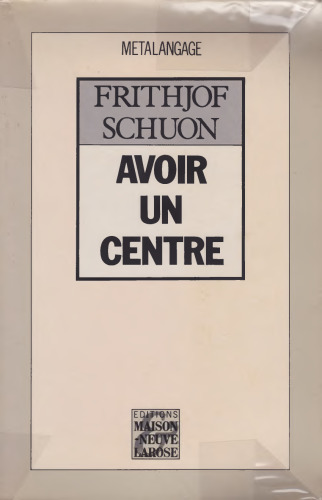 Avoir un centre