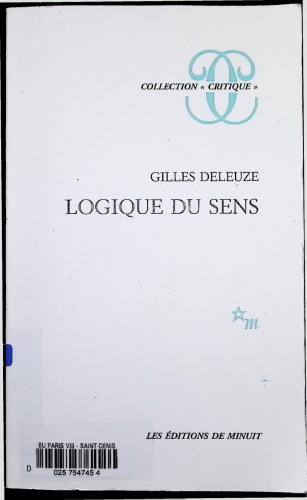Logique du sens