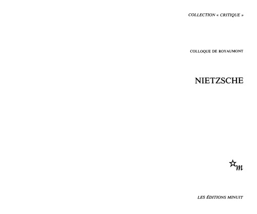 Nietzsche