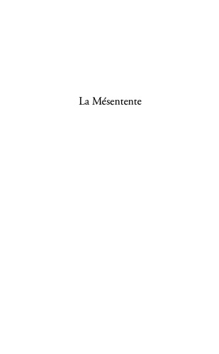 La mesentente: Politique et philosophie