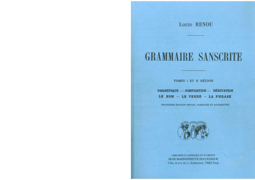 Grammaire sanscrite