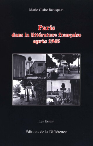 Paris dans la littérature française après 1945