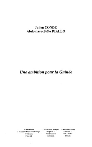 Une ambition pour la Guinée