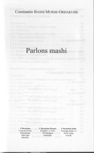 Parlons mashi