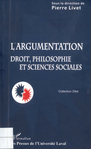 L'argumentation: droit, philosophie et sciences sociales