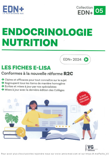 Endocrinologie, nutrition: Les fiches E-Lisa