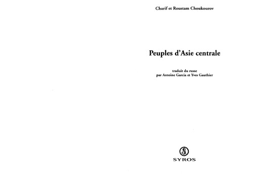 Peuples d'Asie centrale