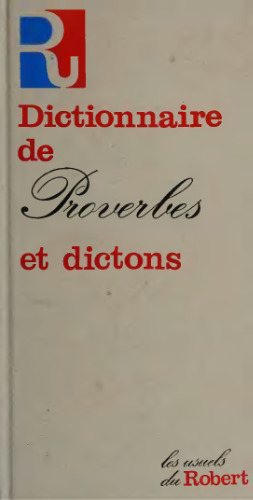 Dictionnaire de proverbes et dictons