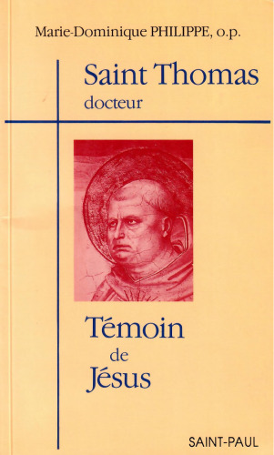 Saint Thomas docteur, témoin de Jésus