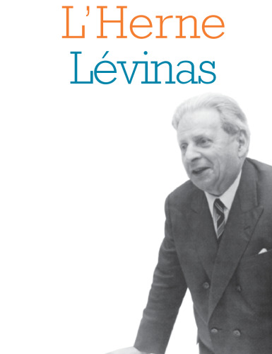 Cahier de L'Herne n° 60: Lévinas