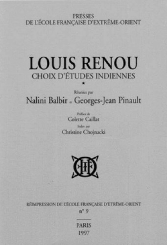 Choix d’études indiennes, Tome I