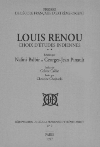 Choix d’études indiennes, Tome II