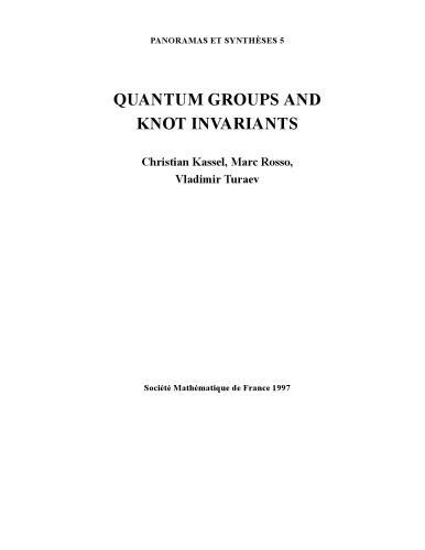 Quantum Groups and Knot Invariants