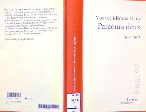 Parcours deux 1951-1961