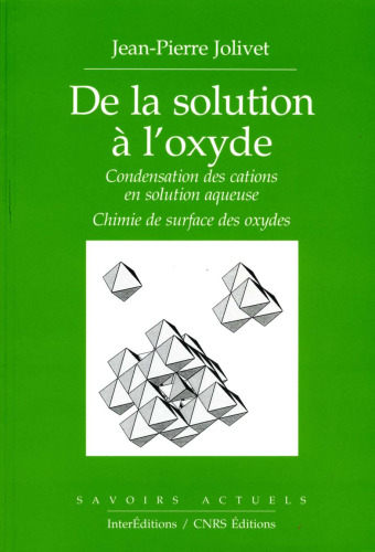 De la solution à l'oxyde French