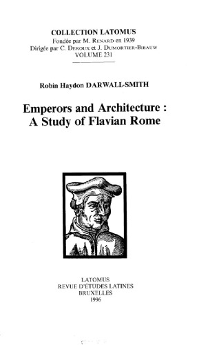 Emperors and architecture: a study on Flavian Rome