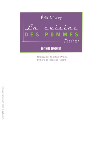 La cuisine des pommes