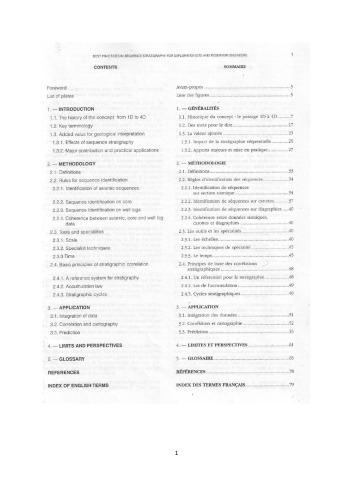 Best Practices in Sequence Stratigraphy English and French