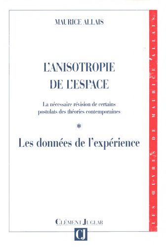 L'anisotropie de l'espace 01 Les données de l'expérience