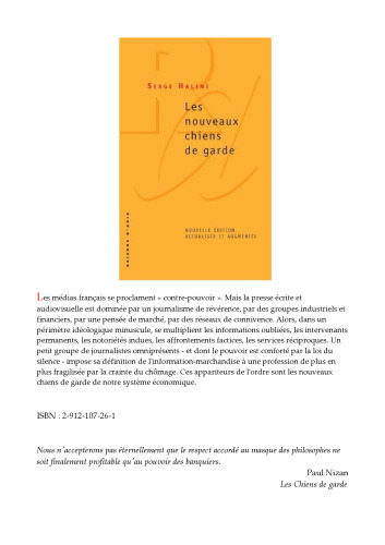 Les nouveaux chiens de garde