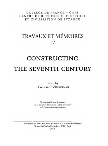 Constructing the seventh century