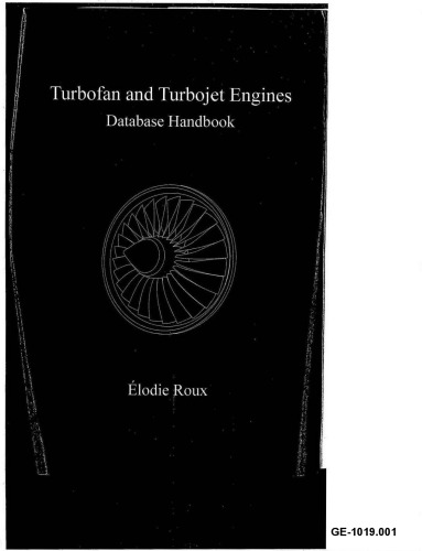 Turbofan and Turbojet Engines Database Handbook