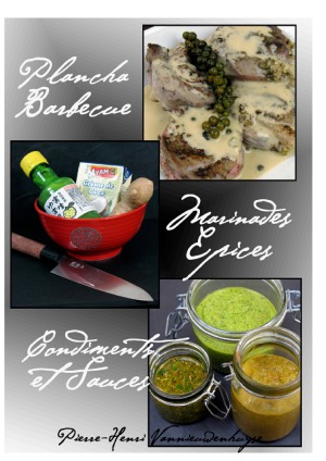 Plancha, Barbecue Marinades, Epices, Condiments et Sauces
