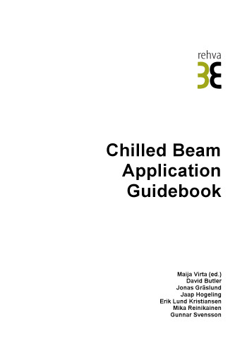 Chilled Beam Application Guidebook (Rehva Guidebooks)