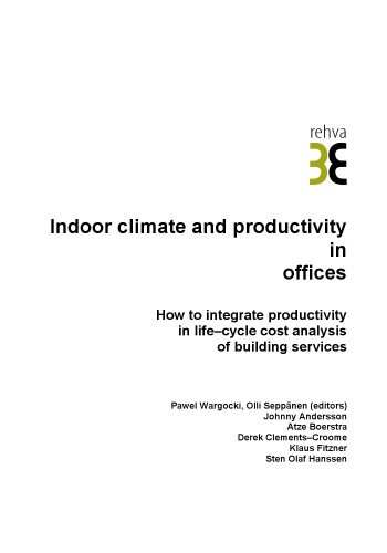 Indoor Climate and Productivity in Offices